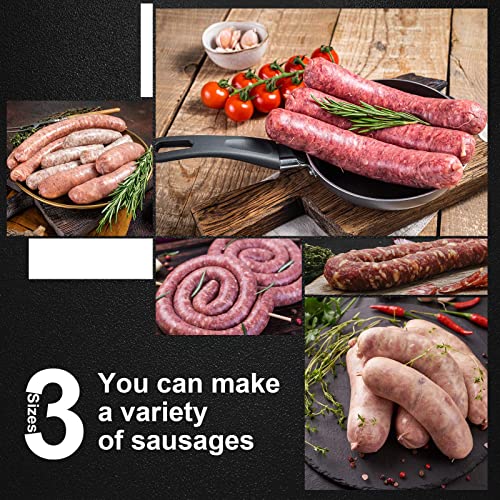 Wutfly 3 Sizes Stainless Steel Sausage Stuffing Tubes and Sausage Stuffer Funnels for LEM Sausage Stuffers - Image 5