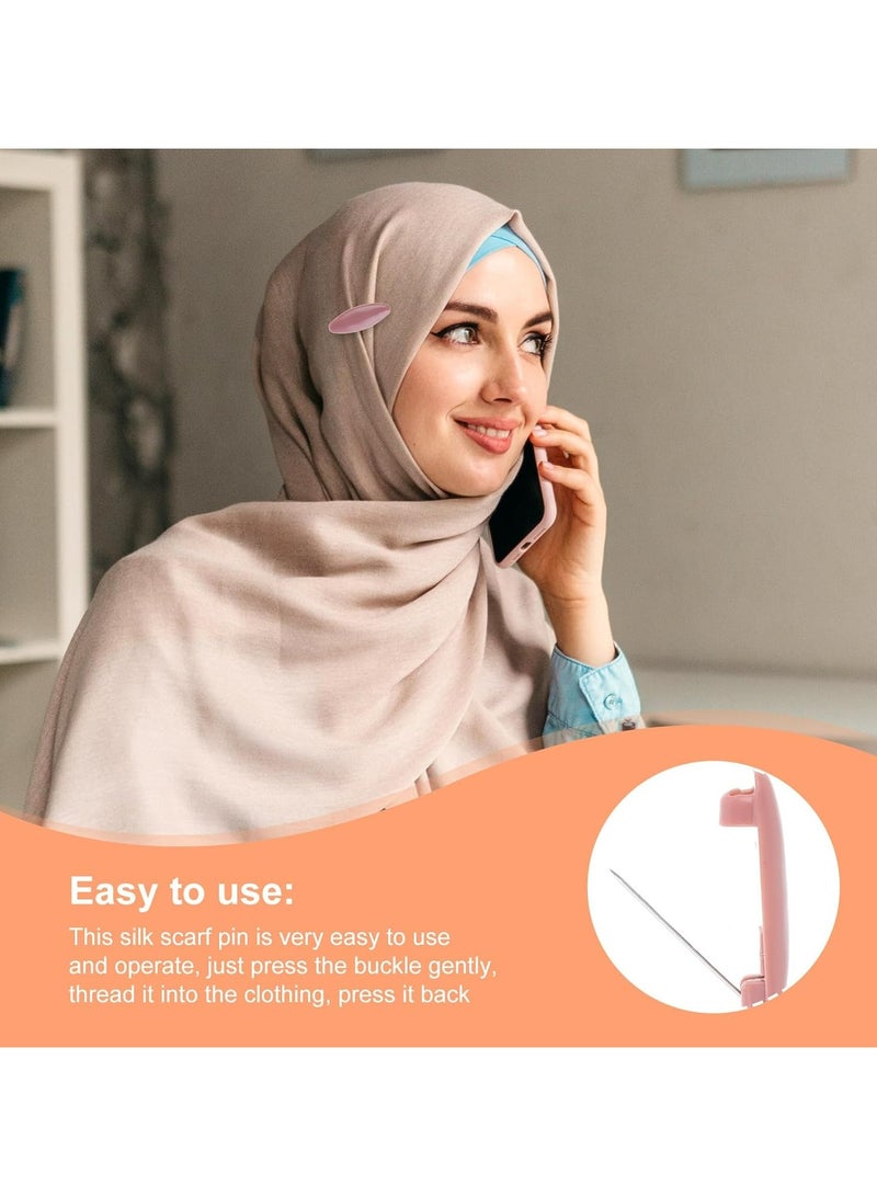 Oasisgalore 16Pcs Hijab Pins Set - Assorted Khaki & Black Grey, Safety Locking for Scarves & Baby Cloth  - Image 3