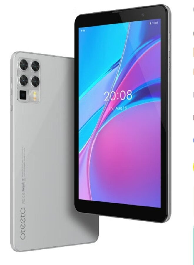 Generic (Unbranded) Oteeto Tab8 5G Android Tablet With 8 Inch Display 8GB RAM 256 GB ROM and 5000 mAh Battery With Keyboard (Grey) - Image 1