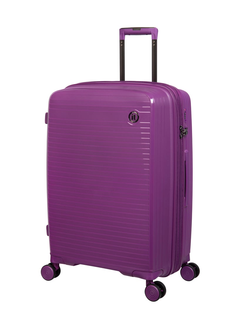 it Luggage it luggage Spontaneous, Unisex Polypropylene Material Hard Case Luggage, 8x360 degree Spinner Wheels, Expandable Trolley Bag, TSA Type lock,15-2881-08, Size Medium, Color Lilac Purple  - Image 1