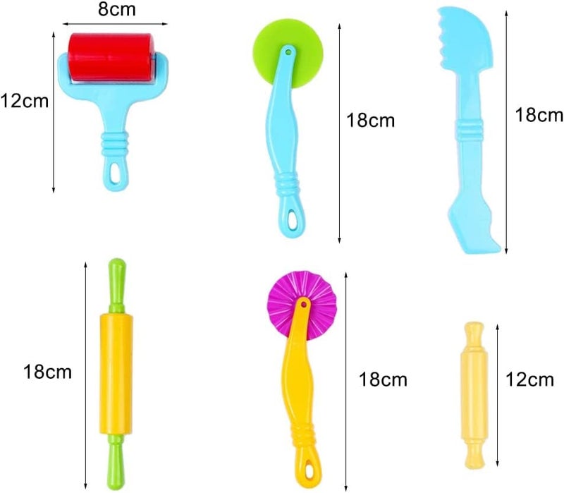 Brille Bee Plastic Art Tools Set for Kids (Clay molds kit) - Image 2