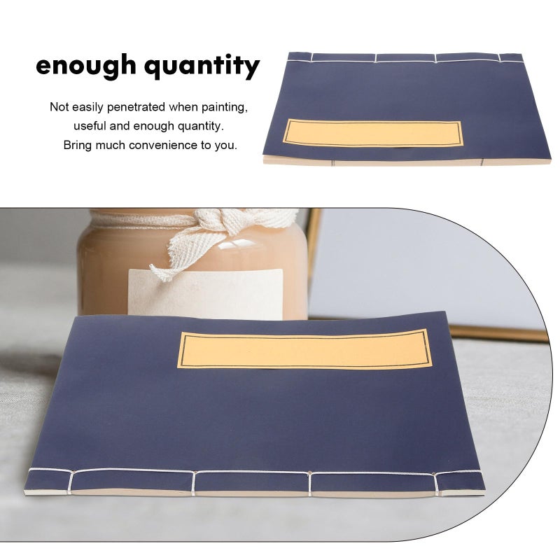 Vintage Chinese Calligraphy Rice Paper Book Xuan Paper Handwriting Art Practice Antique Style Ink Frame - Image 4