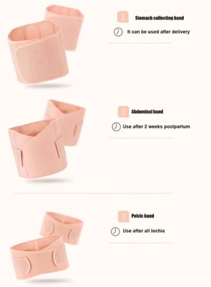 Fstyle Three Piece Compression Medical Corset for Postpartum Free Size  - Image 3