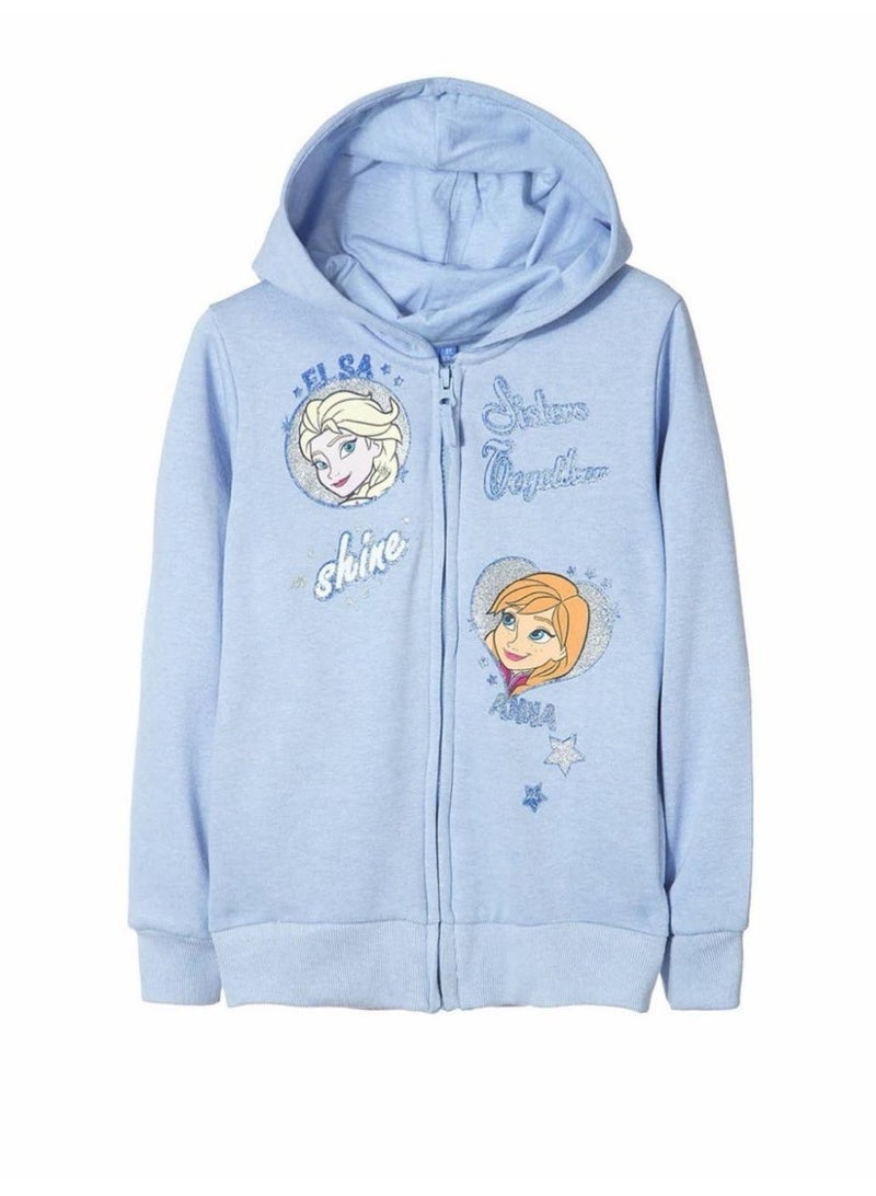 Disney frozen sweat jacket hoodie for girls by kids TV - Image 1