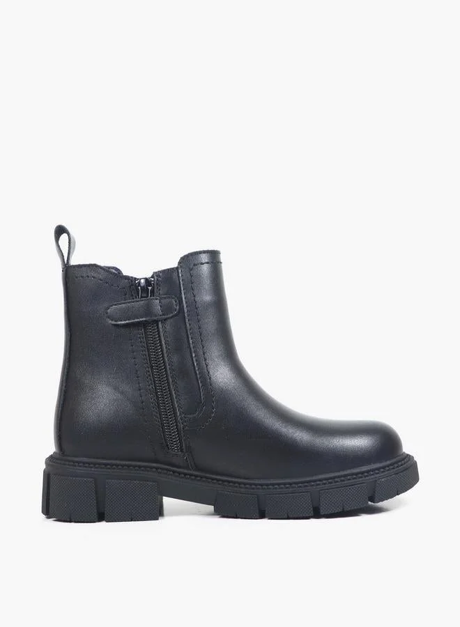 جاب Girls Lafayette Block Heel Ankle Boots