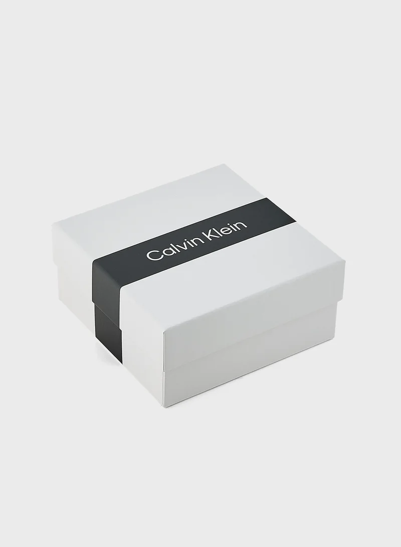 CALVIN KLEIN Twisted Bezel Solitaire Long Necklaces