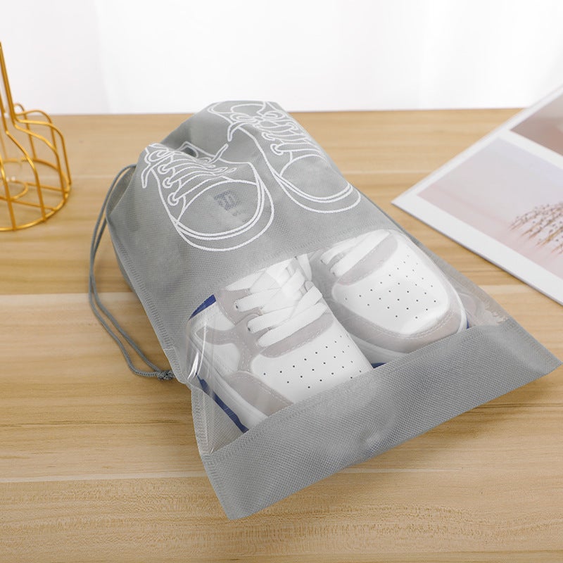 Shoes Storage Bag Shoes Bag Non-woven Dustproof Moisture-proof Travel Shoes Storage Dust-proof Home Travel Travel Light gray 