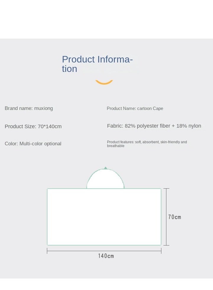 1-Piece Cartoon Blue Daisy Baby Blanket - Image 2