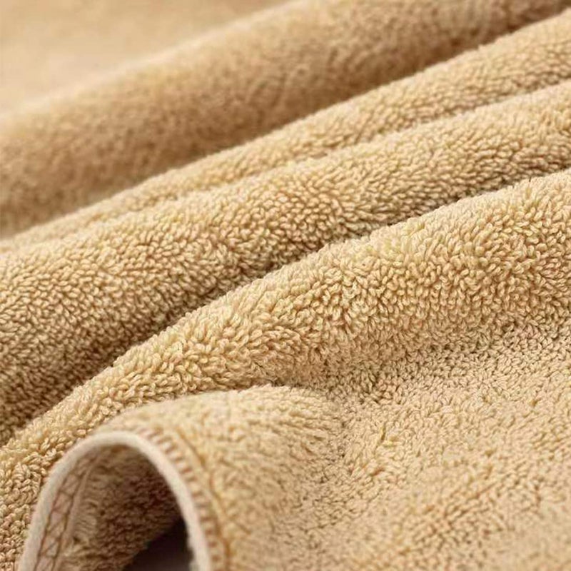 LCHKREP الحمام مناشف اليد (14 × 30 بوصة) المنزل ناعم 100 ٪ من المناشف اليدوية ناعمة للغاية للاستحمام للمستحضرات الصالة الرياضية والسبا (البيج) - Image 5