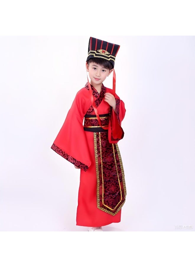 Loquat Boy's Chinese Traditional Costumes Hanfu Dress Tang Suit Ancient For Dress Up Stage Show Performances Cosplay - Image 1