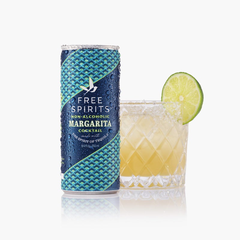 Free Spirits Margarita (12 Pack) Non-Alcoholic Cocktail - Ready To Drink Mocktail - Low Sugar, Real Fruit Juice, B-Vitamins - Award-Winning - 8.4 fl oz Cans - Image 5