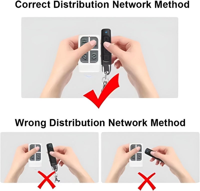 Garage Door Remote, 4-1Pc Remote Control 433Mhz Wireless Copy Controller for Car Key Garage Door Opener Clone Cloning Code Duplicator(Gray) - Image 1