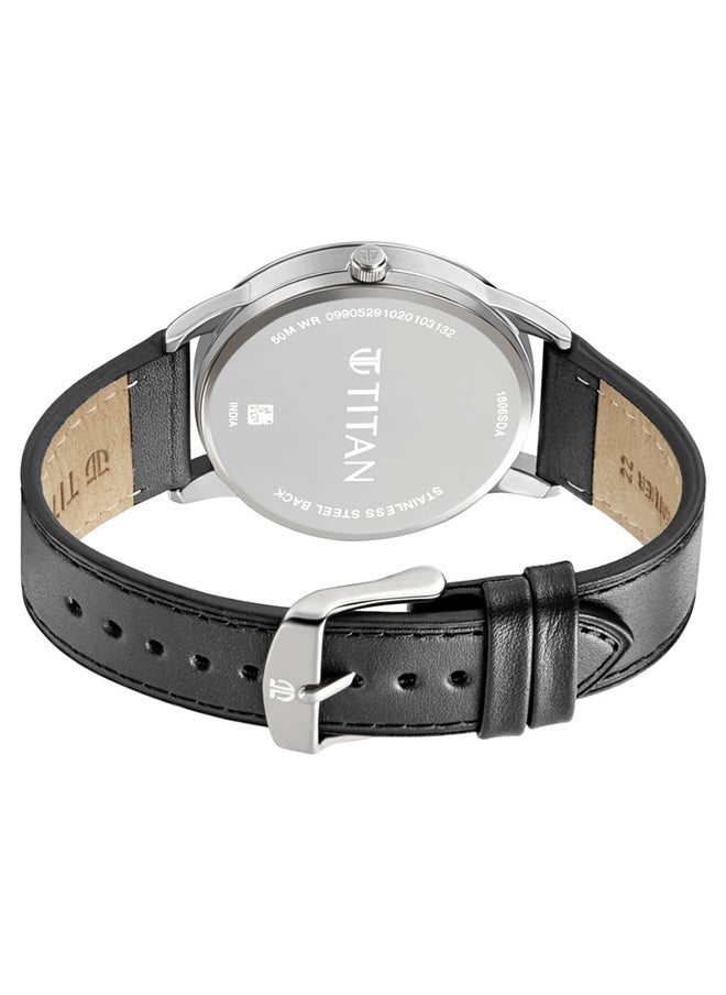 TITAN Leather Analog Wrist Watch 1806SL06  - Image 4