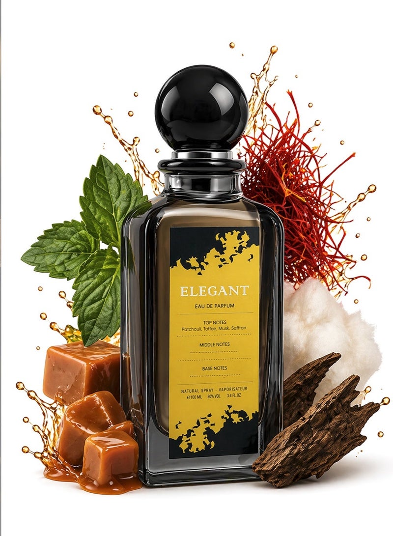 ديفينا عطر ديفينا إليجانت ١٠٠ مل | أفضل عطر للرجال والنساء | عطر فاخر بنفحات خشبية وعنبرية - Image 1