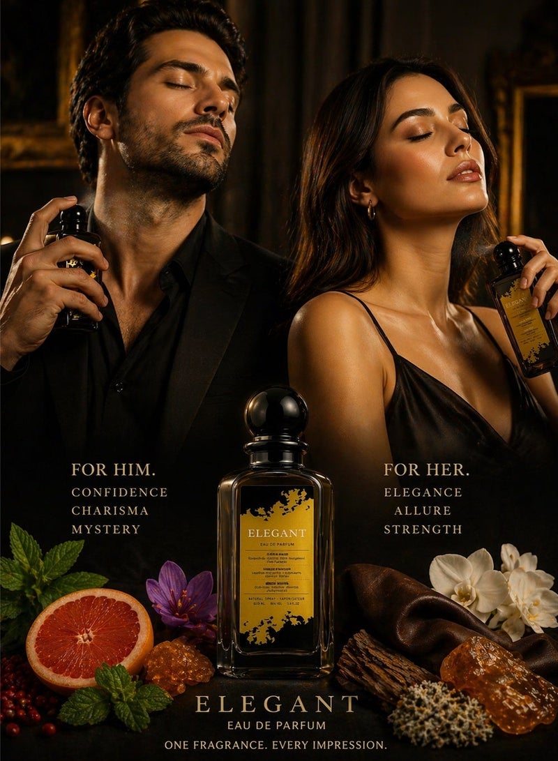 ديفينا عطر ديفينا إليجانت ١٠٠ مل | أفضل عطر للرجال والنساء | عطر فاخر بنفحات خشبية وعنبرية - Image 3