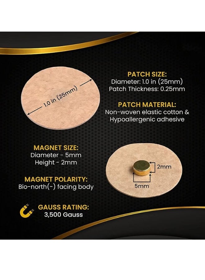 GMORO - Magnetic Acupressure Patches -Ultra Strength Healing Magnets for Body & Pain Relief - Image 1