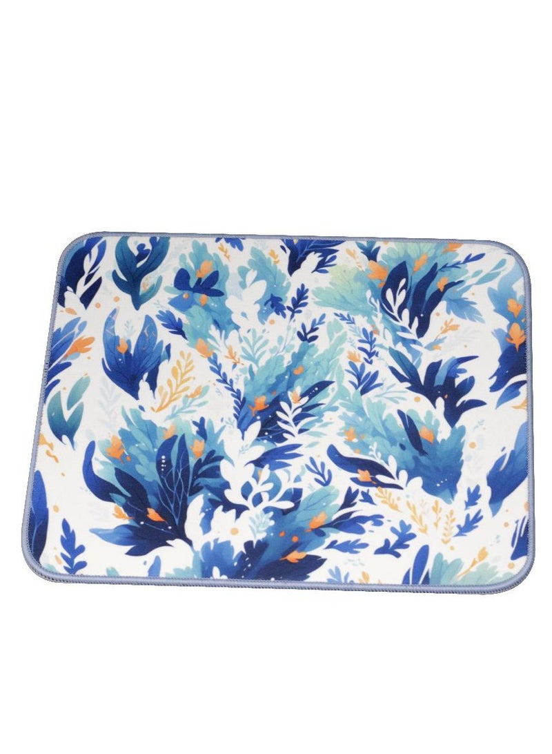 Mouse Pad Blue/White