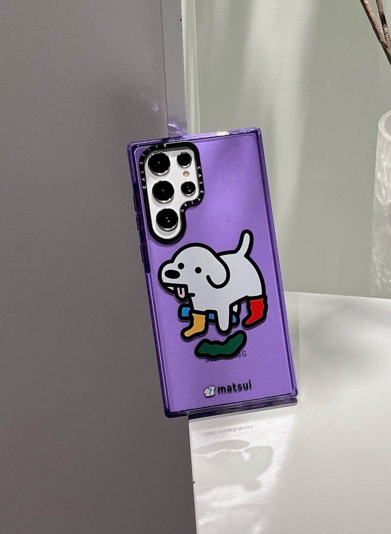 Casetify Puppy Playtime: Samsung Galaxy S24 Ultra Matsui Dog Case - Image 2