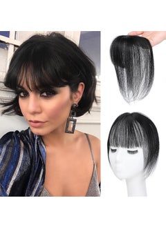 NAYOO Bangs Hair for Women 2 Secure Clips in Full Fringe Fake Bangs 