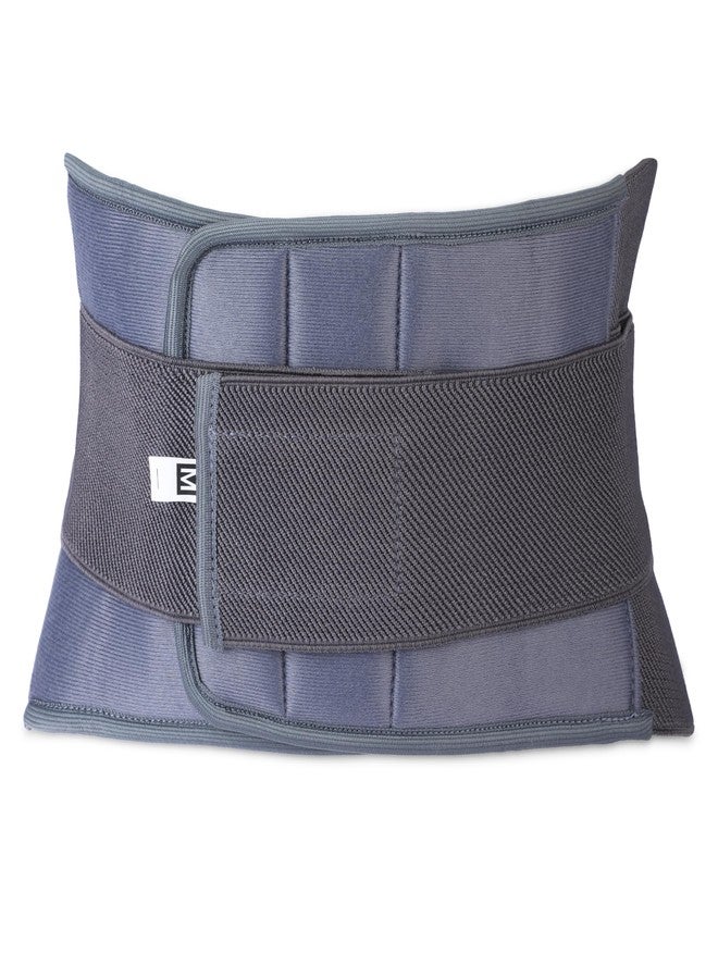 حزام دكتور تورسو الكلاسيكي الرمادي النحيف لدعم أسفل الظهر والعجز | دعم الظهر للعمود الفقري القطني، حزام دعم الظهر لتخفيف الألم، دعامة الظهر للرجال/النساء، وكبار السن (مقاس كبير) - Image 4