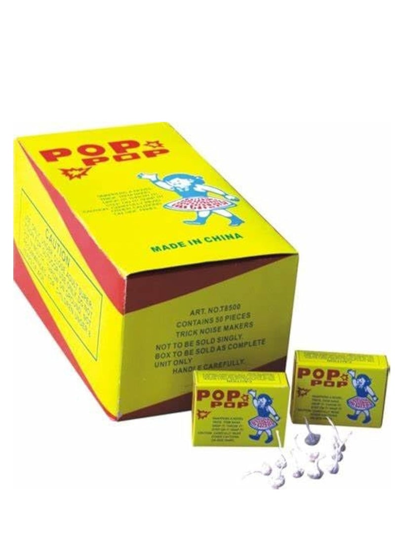 Pop Pop Snappers Fireworks 50 PCS 