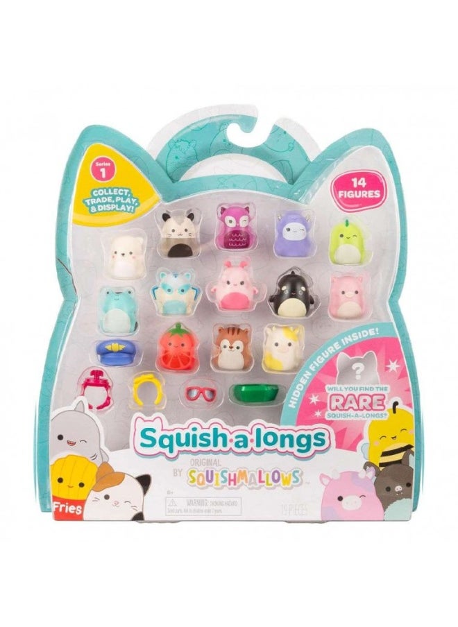 Squishmallows Squishmallows SQAL Squisha longs 14 Pack assorted SQAL0028  - Image 1