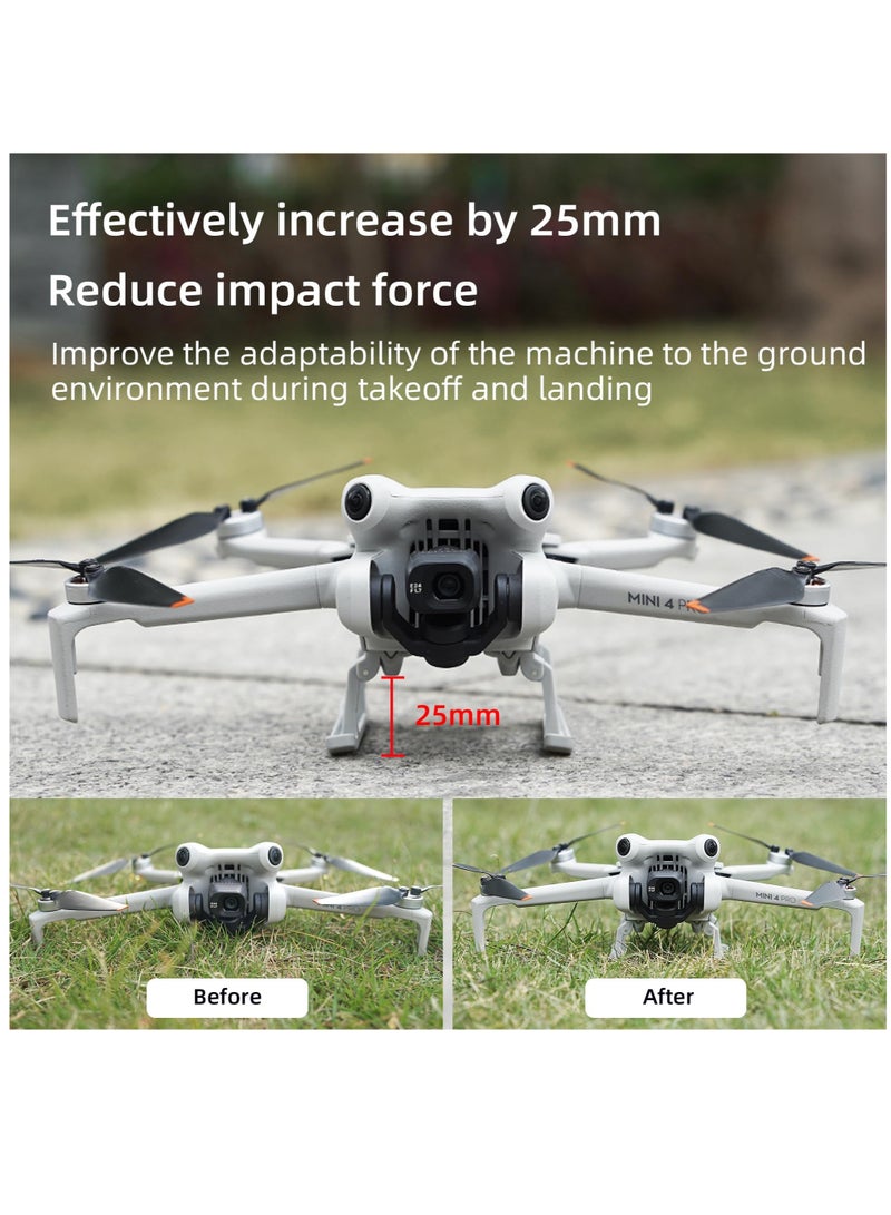 Excefore Mini 4 pro RC Landing Gear Leg Foldable Height Extender Protector Holder for Dji Mini 4 pro Drone Accessories  - Image 2