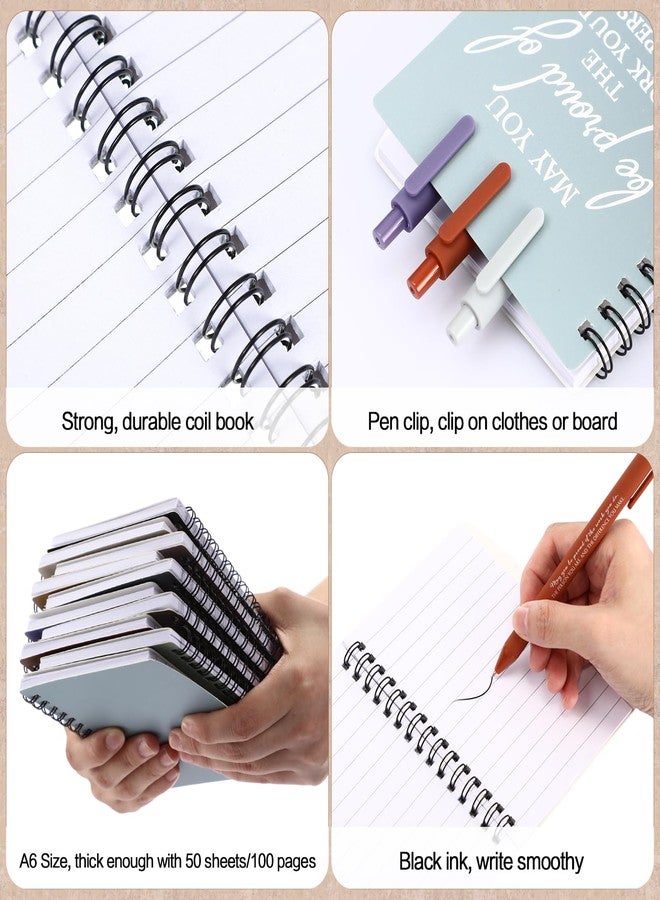 Honoson 50 Sets/100 Pcs Employee Group Gifts May You Be Proud The Work Notebook with Ballpoint Pen Inspirational Journals Office Thank You Gifts for Team Staff Coworker Secretary (Chic Color) - Image 3