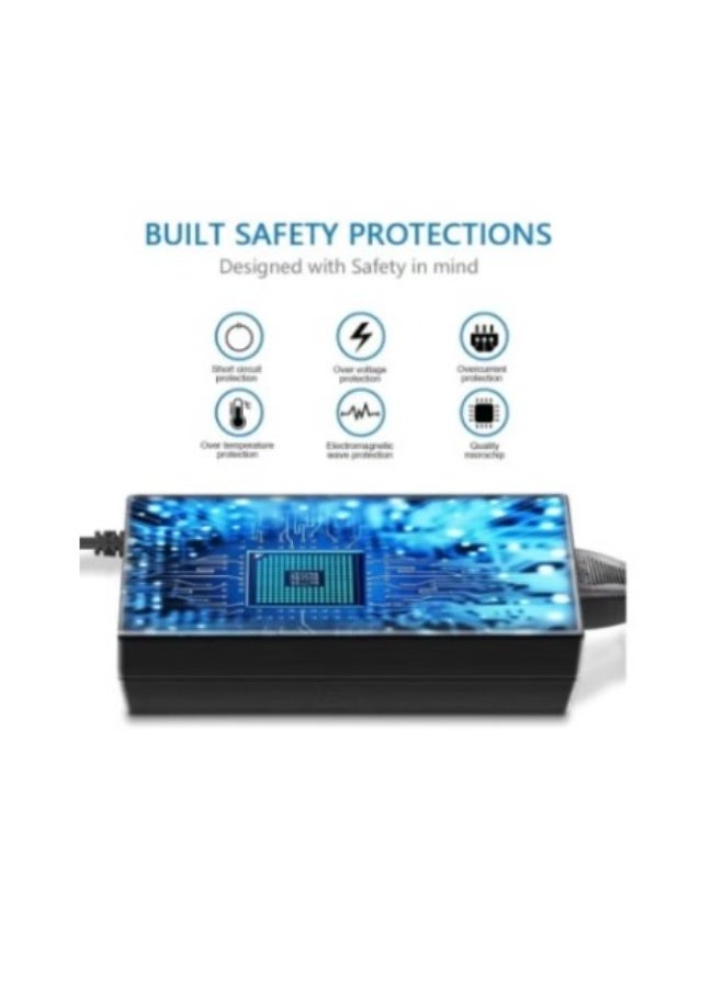 Terabyte 24V 3A 72W AC to DC Compatible Adapter Power Supply Converter AC 100V ~ 240V to DC 24V 3amp with 5.5x2.5mm DC Output Jack for 5050 3528 LED Strip Module Light, CCTV Camera System - Image 2