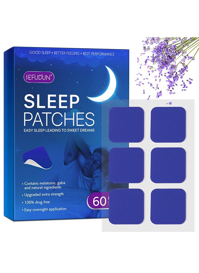 Sefudun 60 Pcs - Sleep Patches, Deep Sleep Patches For Adults, Natural Deep Sleep Patches With Quick Acting Ingredients, Sleep Patches For Women, Men And Seniors,  - Image 1