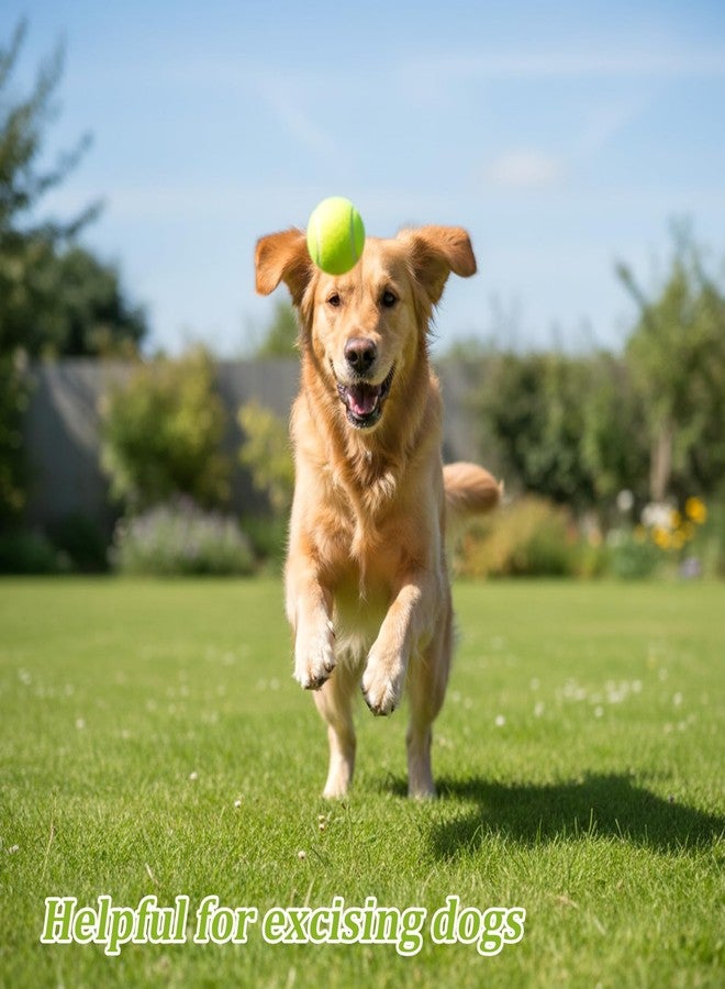 xozeooeu 24 Pcs 2 Inch Mini Tennis Balls for Small Dogs, Pet Fetching Training Playing Exercise Rubber Felt Dog Puppy Ball, Yellow - Image 5