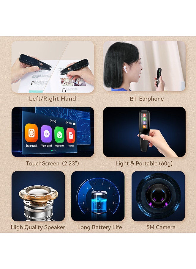 PeriPage - Peripage Dictionary Translation Scanning Pen D2s Mobile Scanner Translator 112 Language Voice Translating Device - Image 1
