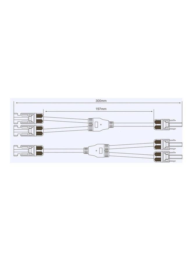 NIBEMINENT Portable 2 Connector Black - Image 3
