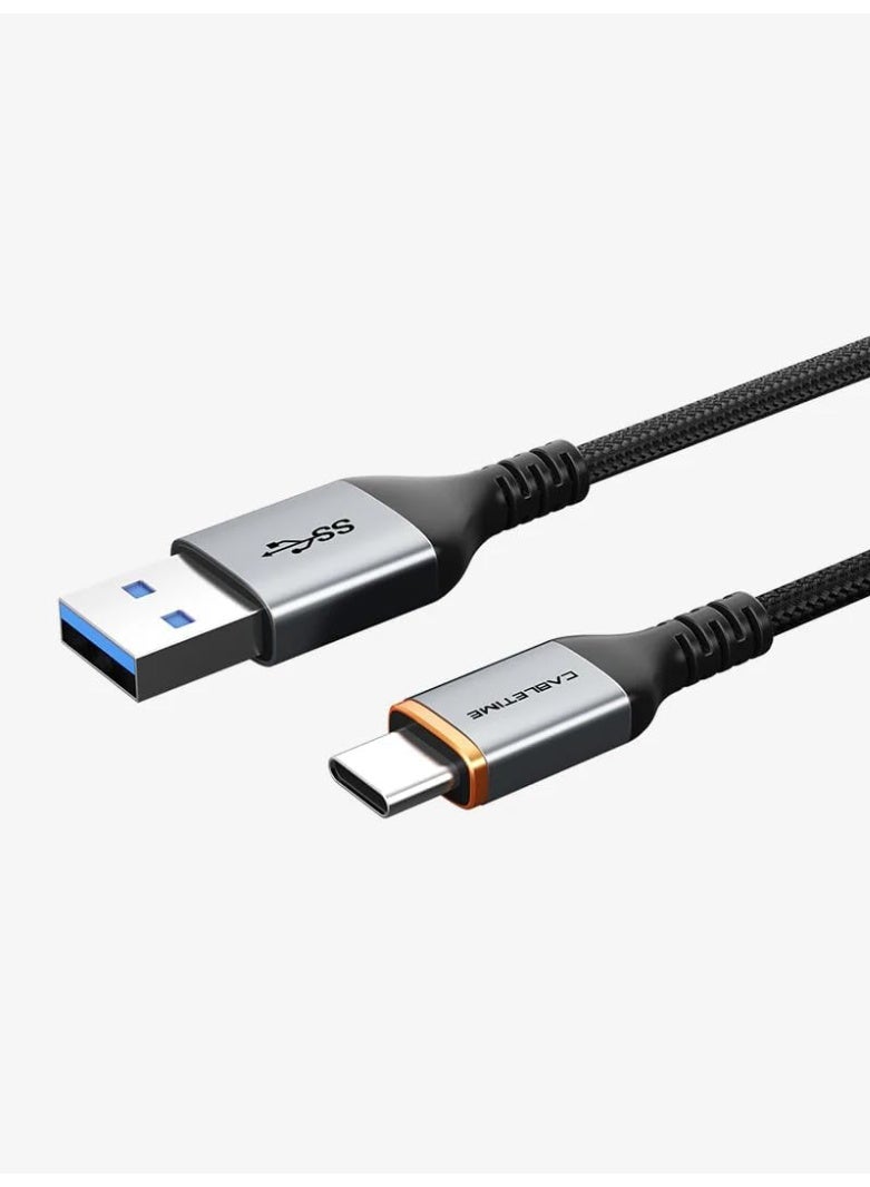 CABLETIME USB A to USB C Cord 5Gbps Data and 3A Charging Cable 0.5m - Image 1