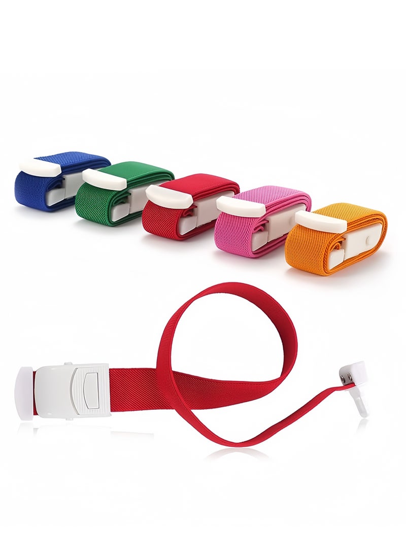 Car First Aid, 5-Pack Emergency Car First Aid Supplies,  Emergency First Aid Quick Release with Buckle, Outdoor Snap-Type Emergency Buckle Band Blue/Green/Orange/Red/Pink - Image 1