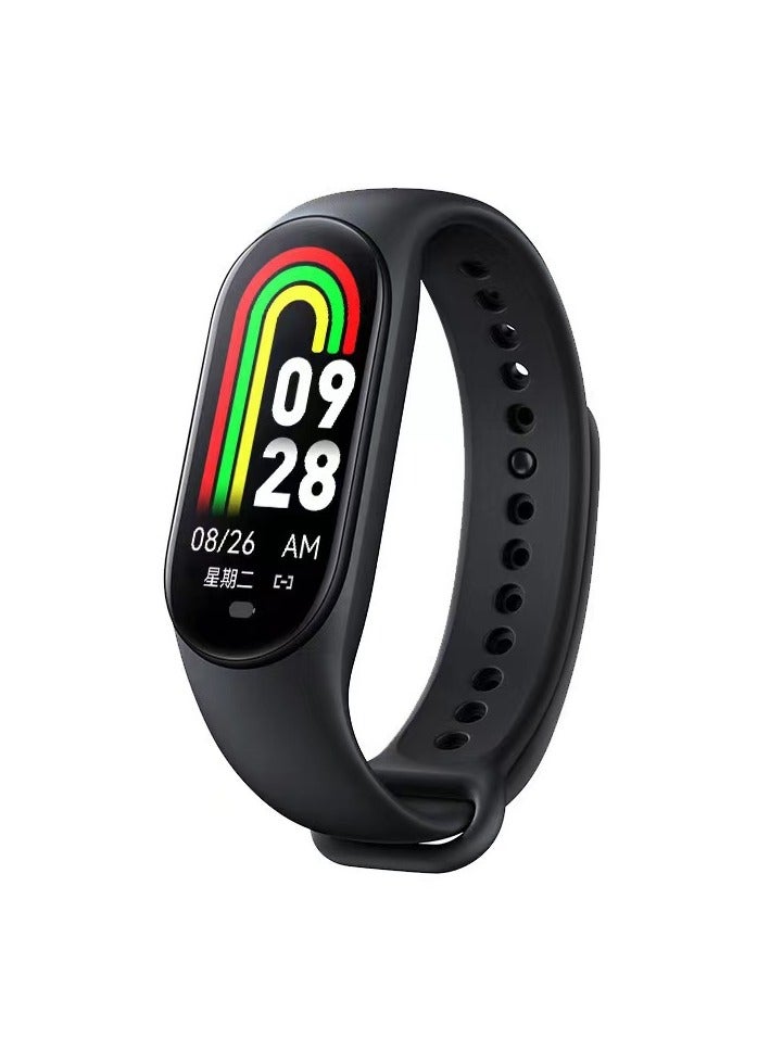 Intelligent sports Bluetooth wristband, sports step watch black - Image 1