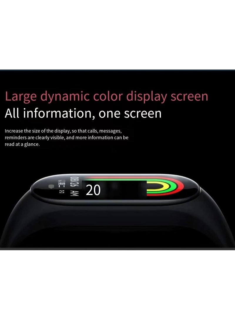 Intelligent sports Bluetooth wristband, sports step watch black - Image 2