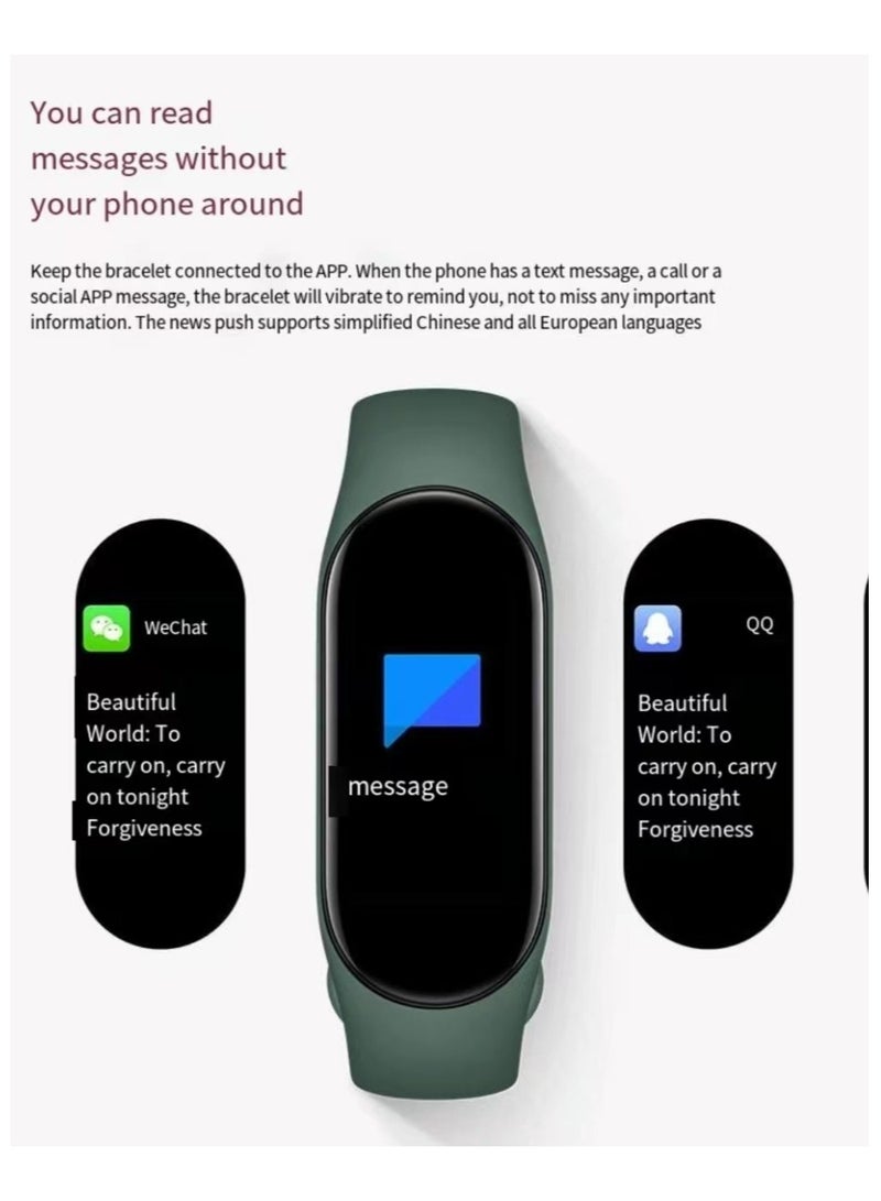 Intelligent sports Bluetooth wristband, sports step watch black - Image 3