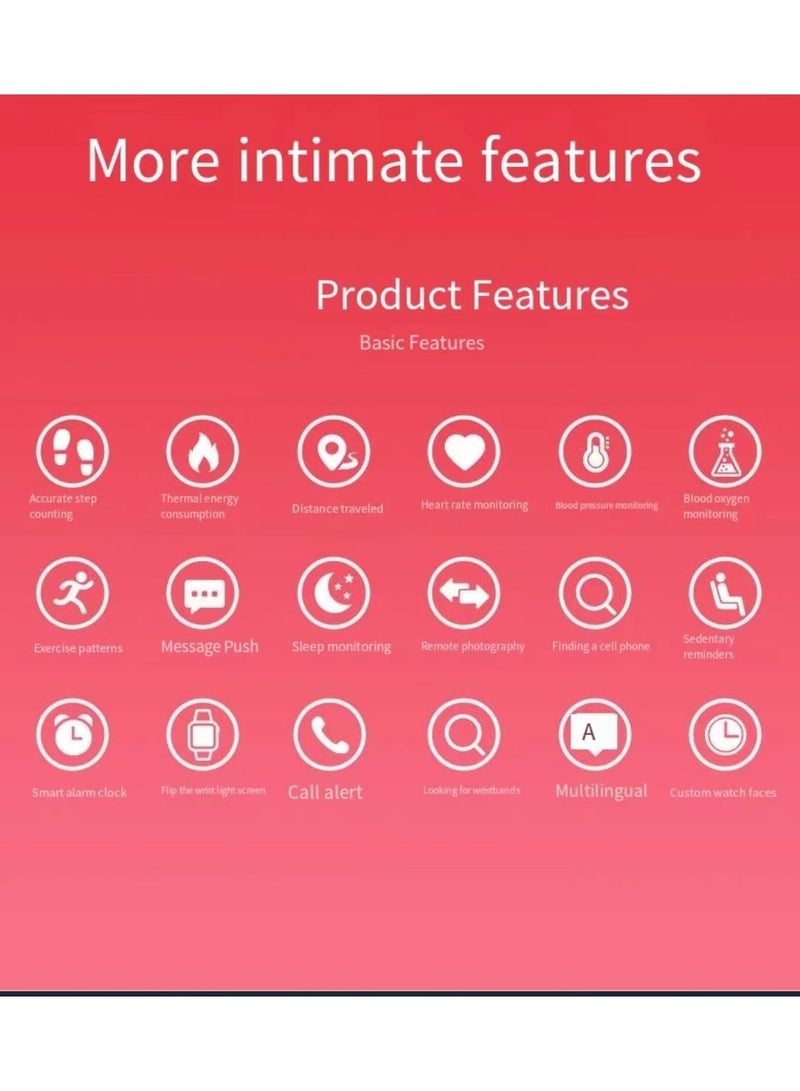 Intelligent sports Bluetooth wristband, sports step watch black - Image 5