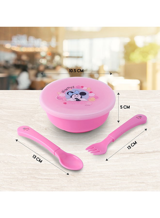 Disney 3-Piece Minnie Mouse Feeding set - Image 1
