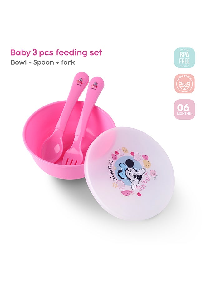Disney 3-Piece Minnie Mouse Feeding set - Image 4