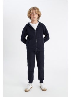 DeFacto Boy Knitted Regular Fit Hooded Long Sleeve Cardigan  - Image 4