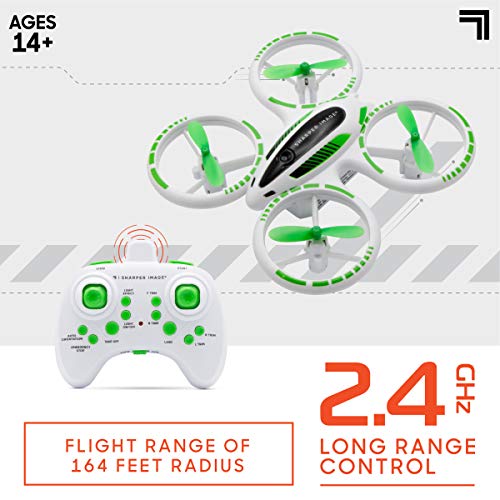 Sharper Image طائرة درون شاربير إيميج 2.4GHz RC المتألقة مع أضواء LED، طائرة رباعية التحكم عن بُعد صغيرة مع هبوط مساعد، طائرة صغيرة للأطفال والمبتدئين، لاسلكية وقابلة لإعادة الشحن - Image 3