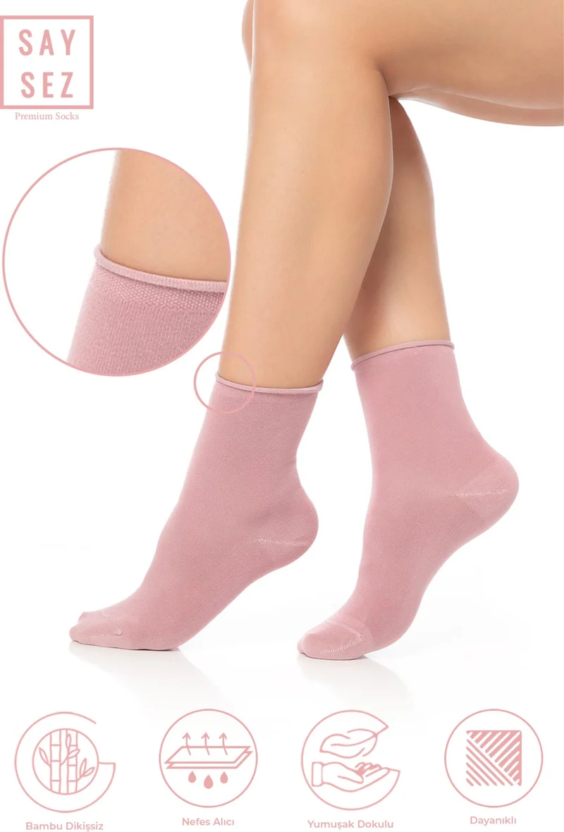 سايسيز Bamboo Women's Elastic Socket Seamless Premium Socks / No Marks / No Squeezing Socks