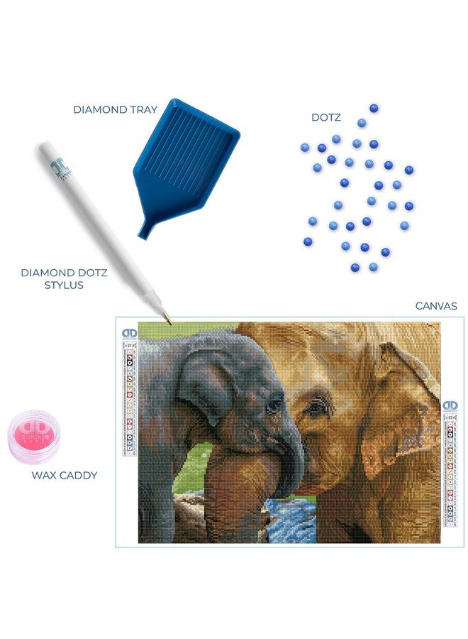 DIAMOND DOTZ Baby's Comfort Diamond Painting Kits for Adults - Diamond Art Kits a Relaxing Creative Craft Kit with Dotz Gems 15x20.5 - Image 5