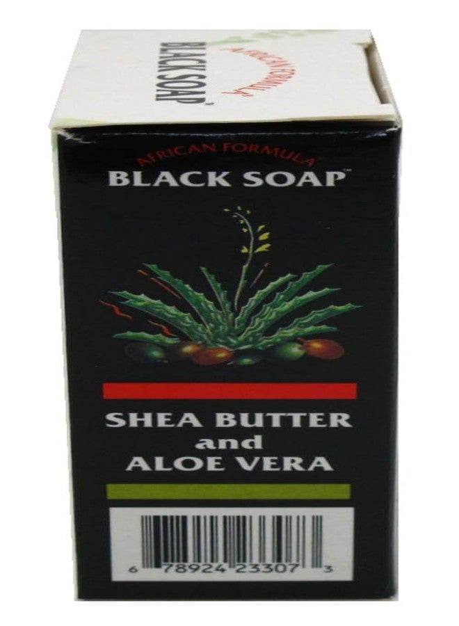 Madina African Formula Black Soap 3.5 Ounce Shea Butter & Aloe Vera (103ml) (3 Pack) - Image 2