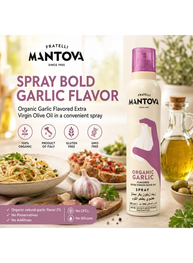 MANTOVA Garlic Extra Virgin Olive Oil Cooking Spray - Image 5