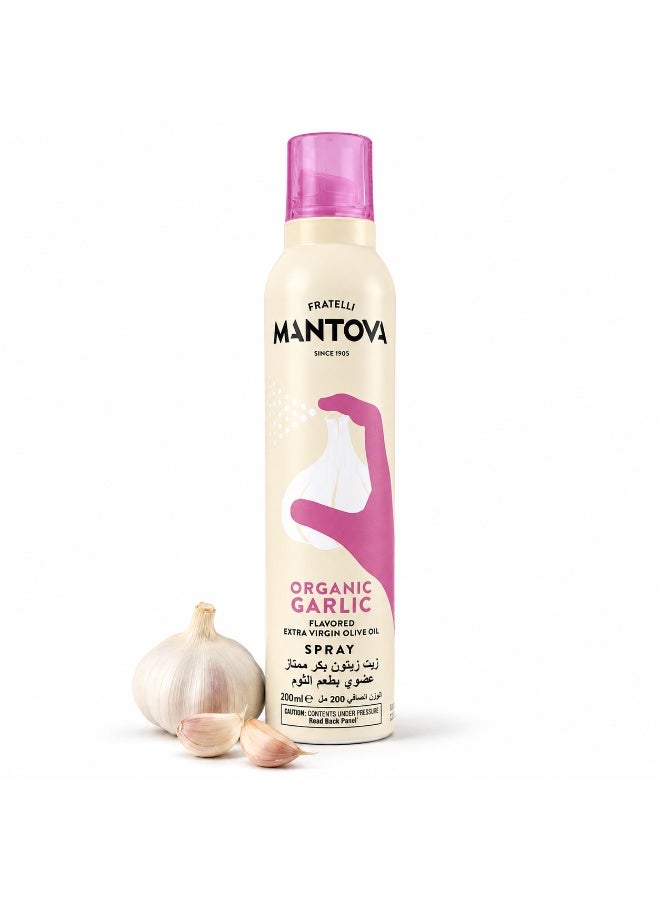 MANTOVA Garlic Extra Virgin Olive Oil Cooking Spray - Image 1