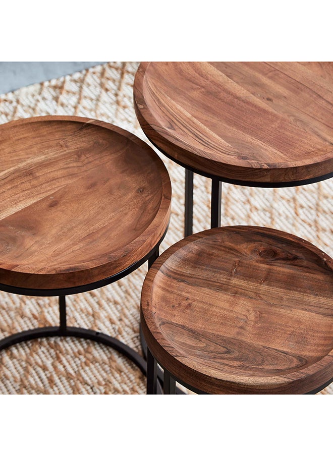 Home Box - Soho 3-Piece Nesting Table Set 40 x 50 x 40 cm - Image 1