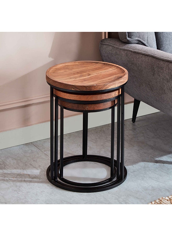 Home Box - Soho 3-Piece Nesting Table Set 40 x 50 x 40 cm - Image 1